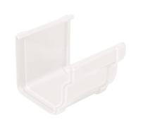 First Plast - Gouttière PVC carrée BEST - Jonction longue BI-SYSTEM PVC BEST carrée - blanc - First Plast