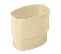 First Plast - Gouttière PVC carrée BEST - Manchon PVC MF pour tube BEST Øoval 92x57 - Sable - First Plast