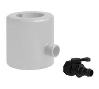 First Plast - Gouttière PVC carrée BEST - Récupérateur d'eau de pluie PVC pour tubes Ø 63-80-100 -gris