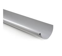 First Plast Gouttière PVC demi-ronde personnalisable-Gris-16-2