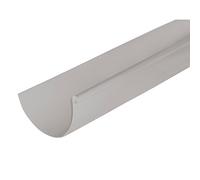 First Plast Gouttière PVC demi-ronde personnalisable-Gris-33-4