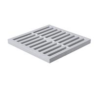 First Plast - Grille de sol PP - Grille de sol polypropylène 187 x 187 mm - Gris -