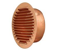 Grille Ventilation Ronde À Encastrer Cuivre Dim Ext Ø175Mm - Ø De Perçage 135Mm