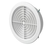 Tuyaux d'arrosage GENERIQUE First Plast Grille ronde a encastr. avec moustiquaire d.160 blanc-pass air 135cm2