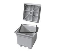 FIRST PLAST PCE Cockpit pour câbles électriques avec couvercle et fermeture hermétique, mm 270 x 270 x 240 h. Couleur grise