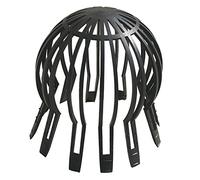 FIRST PLAST PF26 Protège-feuilles pour canaux, noir, Ø 75 à 125 mm