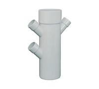 First Plast - Raccord PVC évacuation First Plast - Culotte PVC réduite double parallèle Mâle Femelles 45° Ø100 x 40 x 40 x 40 FIRST-PLAST