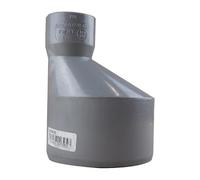 First Plast - Raccord PVC évacuation - Réduction PVC excentrée Mâle Femelle 100/40 -