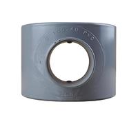 First Plast - Raccord PVC évacuation - Selle PVC Femelle Femelle Ø100-110/40 -