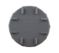 First Plast - Raccord PVC évacuation - Tampon de Visite PVC Mâle Ø110