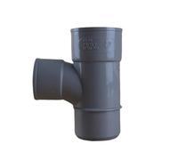 First Plast - Raccord PVC évacuation - Té pied de biche réduit PVC 87°30 Mâle Femelle Ø50 réduit Femelle Ø40 -