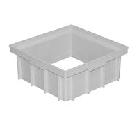 First Plast - Réhausses pour regards - Réhausse polypropylène pour regard 300 x 300 mm - Hauteur 122 mm -