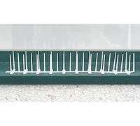 FIRST PLAST SP Répulsif Anti-Oiseaux. Dimensions : 500 x 60 x 80 mm. Couleur : Blanc, Noir