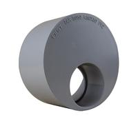 First Plast - Tampon de Réduction PVC Mâle Femelle 110/50 - Réducteur en PVC Gris de la marque First Plast pour réseaux sanitaires et évacuation des eaux