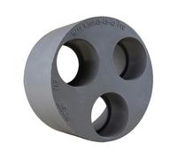First Plast - Tampon de Réduction Triple PVC Mâle Femelle 110/40/40/40 - Raccord PVC évacuation First Plast