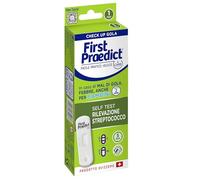 First Praedict - Auto-test pour la détection rapide du streptocoque : Kit complet pour détecter de manière précise et sûre la présence de streptocoque