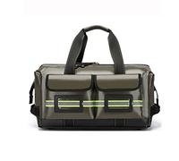 First Responder Sac d'intervention d'urgence - Sac d'aide aux traumatismes multi-poches pour infirmières et professionnels de la santé à domicile, vert militaire, 31*18*19cm