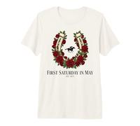 First Saturday in May Horse Racing Jockey T-Shirt Haut de Gamme