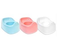 First Steps Pot en plastique pour bébé et tout-petit pour l'apprentissage de la propreté Couleurs assorties