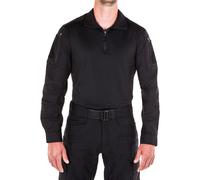 First Tactical Hommes Defender Chemise Noir - Militaire Manche Longue T-Shirt
