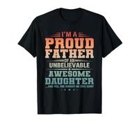 First Time Dad of Girls Humour Daughter Idea Soon to Be Daddy T-Shirt