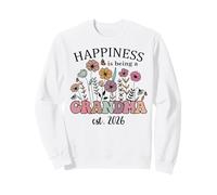 First Time Grandma 2026 Nana Happiness is Being a Grandma Sweatshirt