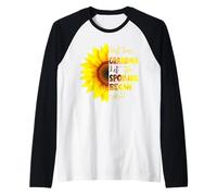 First Time Grandma Let The Spoiling Begin Tournesol Floral Manche Raglan