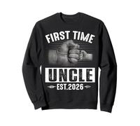 First Time Uncle Est 2026 Fist Bump New Uncle Est 2026 Sweatshirt