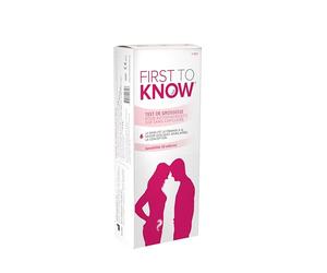 First To Know® - Le premier Test de grossesse sanguin que vous pouvez faire seule - Boîte contenant 2 tests