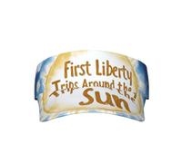 First Trip Around The Sun Aquarelle Planètes et Étoiles Réglable Hommes Femmes Léger Pliable Refroidissement Vide Visière Supérieure Visière de Soleil Sport Chapeau pour Course à Pied Tennis Golf Noir