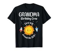 First Trip Around The Sun Grandma Birthday Crew 1er Anniversaire T-Shirt