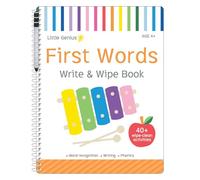 First Words: Write & Wipe Activity Book40+ Pages of Wipe-clean Activities