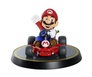 First4Figures Mario Kart - Mario - Statuette Standard Edition 19cm, Rouge et Noir.