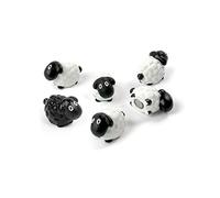First4magnets Assortiment aimants de Bureau Style Animaux-Moutons, Plastique, Argent