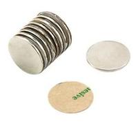 Generique Aimants néodyme adhésifs N42 15 mm x 1 mm 1,1 kg traction Pack de 10