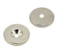 First4Magnets F406S 2 20 X 3 Mm D'Épaisseur Et À 3.6 Mm Trou Aimants En Néodyme N42 Avec 4,5 Kg Lot De 2 G