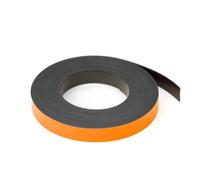 FIRST4MAGNETS Magflex® Lite Flexible Matt Orange Magnetic Pridding Ruban pour Tableaux Blancs, Panneaux D'Affichage Ou Classement - 12,7mm de Large - 5 M de Longueur