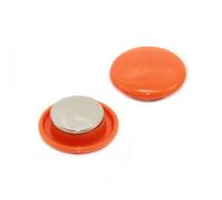 FIRST4MAGNETS Magnet Expert Orange Haute Puissance Panneau/Planification Aimant (30 mm de diamètre x 11 mm de Haut) (Pack de 2)