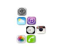 First4magnets Trendform Application Mobile Assorti Bureau Style aimants (1 Jeu de 22)