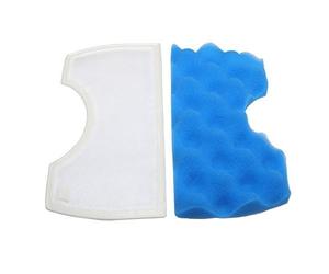 First4spares éponge Bleu Micro Filtre Croissant pour Aspirateurs Samsung SC4340, SC4350, SC4370 & SU3330