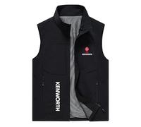 FirstCic Gilet tactique multifonctionnel pour homme Ken.wo_rth Print Gilet de photographie en extérieur Gilet résistant à l'usure et respirant (Noir,4TG)