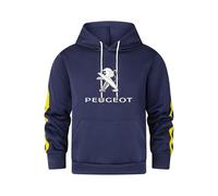 FirstCic Sweat à Capuche en Molleton mélangé Coton pour Homme Peu.g_eot Print Sweat-Shirt Confortable à Manches Longues pour Un Look décontracté (Bleu,Grand)