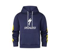 FirstCic Sweat à Capuche en Molleton mélangé Coton pour Homme SPE.ci_alized Print Sweat-Shirt Confortable à Manches Longues pour Un Look décontracté (Bleu,M)