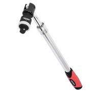 FIRSTINFO Barre de Force 1/2" Tête Flexible 230° 470-622mm F32242D | Barre de force extensible 470-622mm, tête flexible 230°, adaptateur cliquet réversible 3 voies inclus, acier CR-V