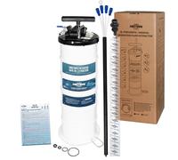 FIRSTINFO Extracteur d'Huile 9L Pneumatique et Manuel, Pompe Vidange | Extracteur d'huile breveté, fabriqué à Taïwan : pneumatique/manuel, vidange sûre moteur, ATF, liquide de frein.