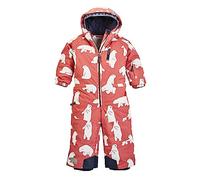 firstinstinct by killtec enfants Combinaison de ski/combinaison de neige avec capuche, imperméable FISW 33 MNS ONPC, mineral red, 110, 39910-000