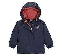 firstinstinct by killtec Enfants Veste fonctionnelle avec capuche/veste d'extérieur imperméable FIOW 19 MNS JCKT, dark blue, 86, 39967-000
