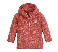 firstinstinct by killtec Enfants Veste polaire/veste de transition avec capuche FIOW 2 MNS FLC JCKT, mineral red, 122, 39950-000