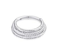 FIRSTXIU Anneaux de nez pratiques et élégants avec clochettes à plusieurs couches pour un usage quotidien décontracté, 10 mm, Comme décrit, Comme décrit.