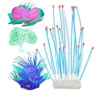 FIRSTXIU Aquarium Paysage Herbe Fluorescence Aquariums Décorations Art Terrarium Habitat Ornements Photo Props